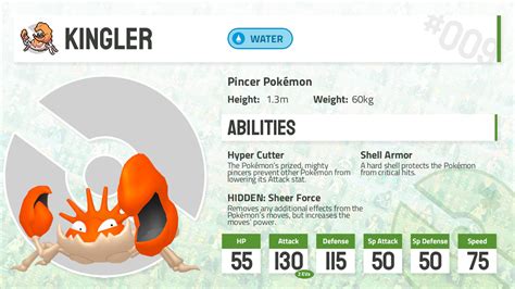 kingler hidden ability.